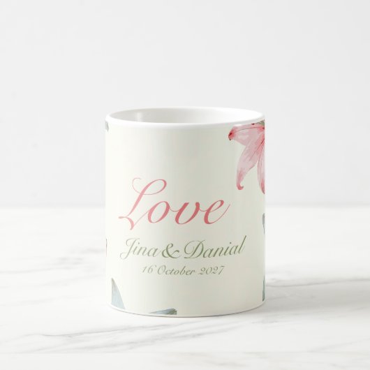 Azure Bloom Kaffeetasse (Mittel)