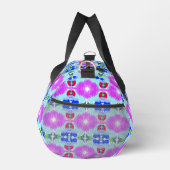 Azure Bloom Kaleidoscope Duffle Bag (Rechts)