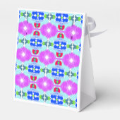 Azure Bloom Kaleidoscope Geschenkschachtel (Rückseite)