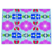 Azure Bloom Kaleidoscope Große Geschenktüte (Vorderseite)