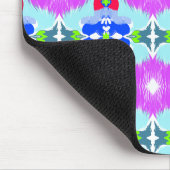 Azure Bloom Kaleidoscope Mousepad (Ecke)