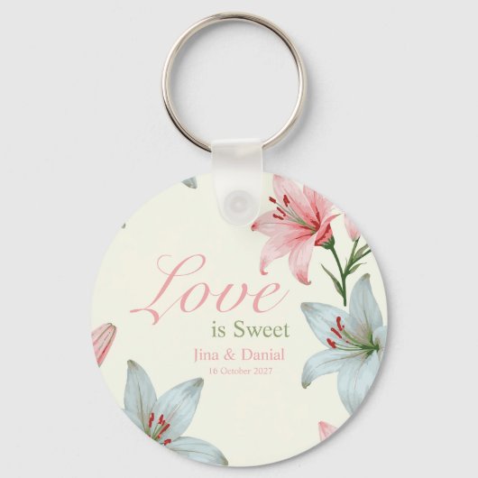 Azure Bloom Schlüsselanhänger (Vorderseite)