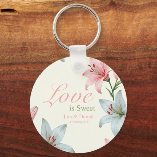 Azure Bloom Schlüsselanhänger (Vorderseite)