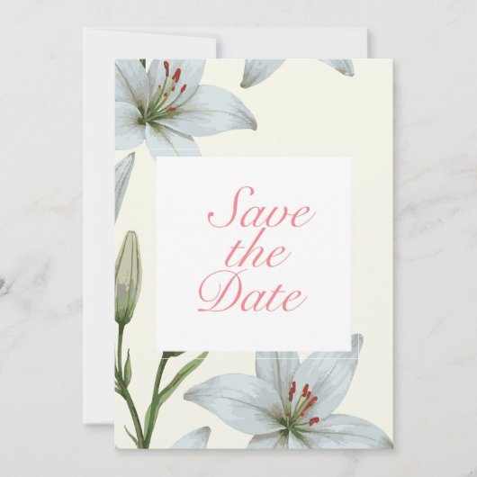 Azure Bloom V02 Einladung (Vorderseite)