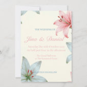 Azure Bloom V03 Einladung (Rückseite)