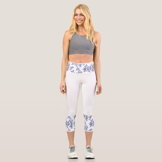 Azure Blossom Elegance Capris (Vorderseite)