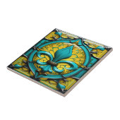 Azure Blossom Keramik Tile Fliese (Seite)
