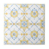 Azure Blossom Tile Fliese (Vorderseite)