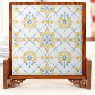 Azure Blossom Tile Fliese