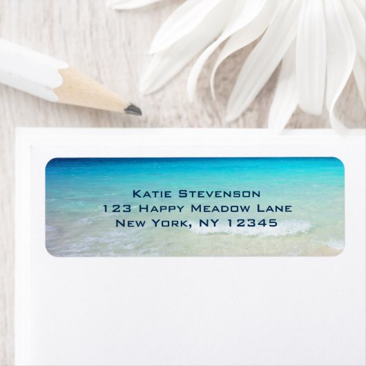 Azure Blue Caribbean Tropical Beach (Insitu)