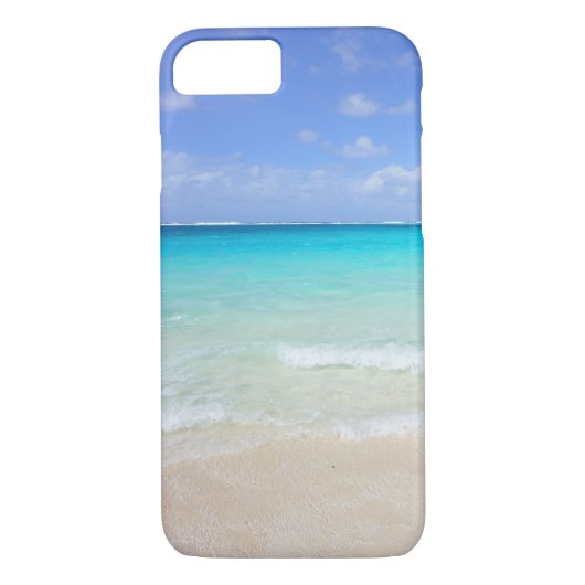Azure Blue Caribbean Tropical Beach Case-Mate iPhone Hülle (Rückseite)