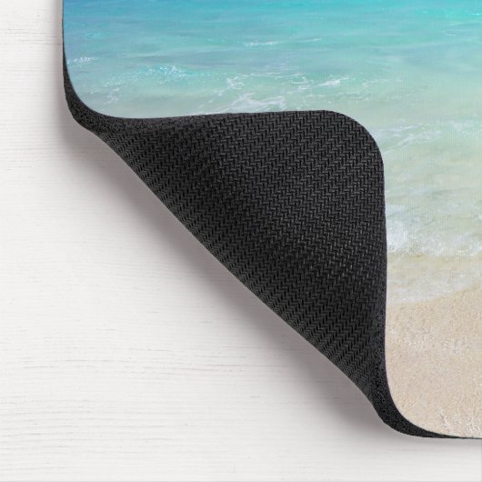 Azure Blue Caribbean Tropical Beach Mousepad (Ecke)