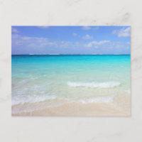 Azure Blue Caribbean Tropical Beach