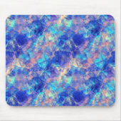 Azure Blue Crumpled Texture Mousepad (Vorne)