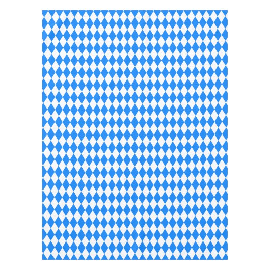 Azure Blue Harlequin Tischdecke (Vorderseite)
