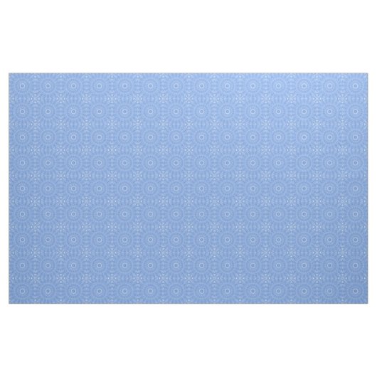 Azure Blue Mandala Geometric Pattern Stoff (Yard (91,4 cm))