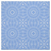 Azure Blue Mandala Geometric Pattern Stoff (Muster)
