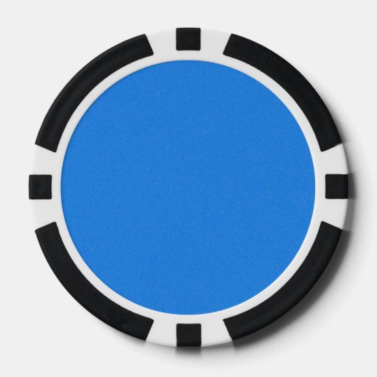 Azure Blue Star Dust Pokerchips (Vorderseite)