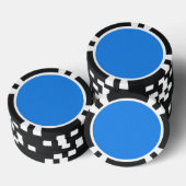 Azure Blue Star Dust Pokerchips (Stapel)