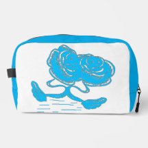 Azure blue Toiletry Bag/Kit zur Toilette azur
