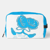 Azure blue Toiletry Bag/Kit zur Toilette azur Waschbeutel (Rückseite)