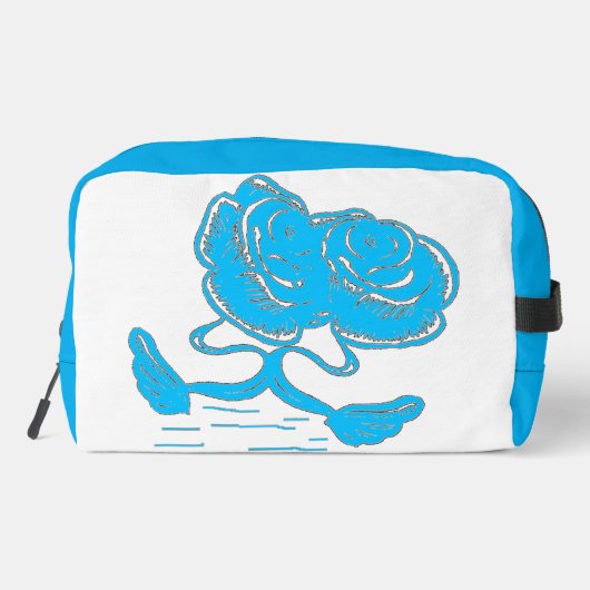 Azure blue Toiletry Bag/Kit zur Toilette azur Waschbeutel (Rückseite)