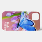 Azure Butterfly Case-Mate iPhone Hülle (Rückseite (Horizontal))