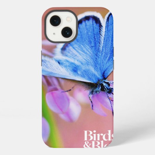 Azure Butterfly iPhone Hülle (Rückseite)