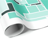 Azure Chaos Geschenkpapier (Rolleneckpunkt)