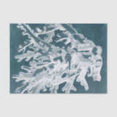 Azure Coral I Seidenpapier (Vorderseite)