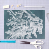 Azure Coral I Seidenpapier (Handwerk)