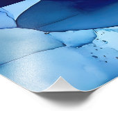 Azure Curved Serenity Fotodruck (Ecke)