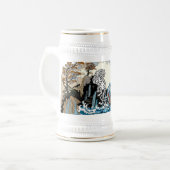 Azure Dragon und White Tiger. Abbildung Bierglas (Vorderseite Links)