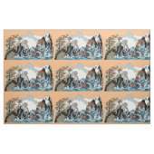 Azure Dragon und White Tiger. Abbildung Stoff (Fat Quarter (45,7 x 55,9 cm))