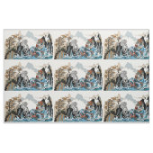 Azure Dragon und White Tiger. Abbildung Stoff (Fat Quarter (45,7 x 55,9 cm))