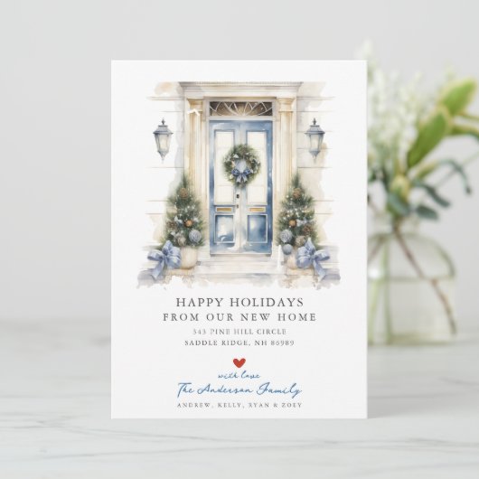 Azure Eintritt New Zuhause Moving Ankündigung (Stehend Vorderseite)