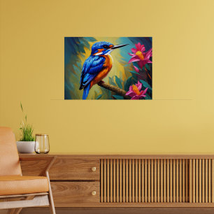 Azure Eisvogel Poster