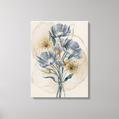 Azure Elegance Leinwanddruck (Vorderseite)