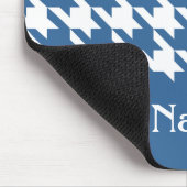 Azure Elegantes Hahnentrittmuster mit individuelle Mousepad (Ecke)