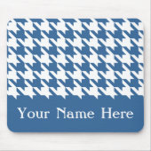 Azure Elegantes Hahnentrittmuster mit individuelle Mousepad (Vorne)
