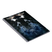 Azure Embrace: Celestial Convergence Notizblock (Rechte Seite)