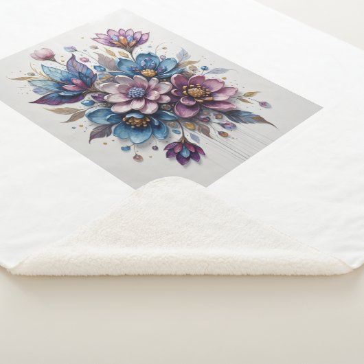 Azure Flower Symphony Sherpadecke (3/4)