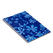 Azure Frost Blume Notebook Notizblock (Rechte Seite)
