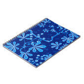 Azure Frost Blume Notebook Notizblock (Linke Seite)
