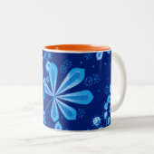 Azure Frost Blume Tasse (VorderseiteRechts)