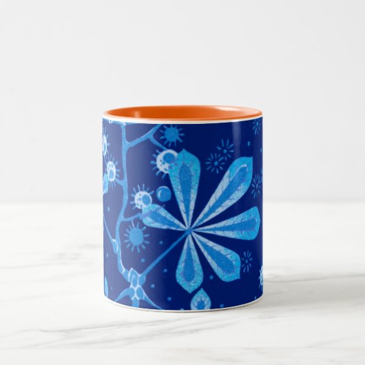 Azure Frost Blume Tasse (Mittel)