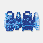 Azure Frost Flower Favor Box Geschenkschachtel (Ungefaltet)