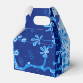Azure Frost Flower Favor Box Geschenkschachtel (Vorderseite)