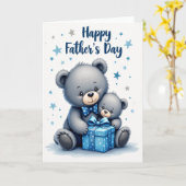 Azure Geschenk Vatertag Plüschkarte Karte (Gelbe Blume)