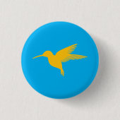 Azure Hummingbird Buttons - Sky Inspiriert (Vorderseite)